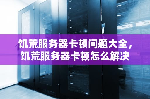 饥荒服务器卡顿问题大全，饥荒服务器卡顿怎么解决