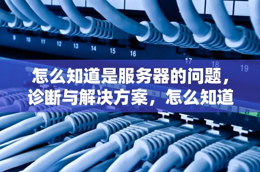 怎么知道是服务器的问题，诊断与解决方案，怎么知道是服务器的问题呢