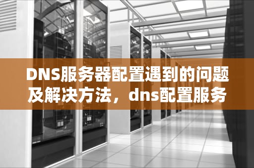 DNS服务器配置遇到的问题及解决方法，dns配置服务器未响应怎么办