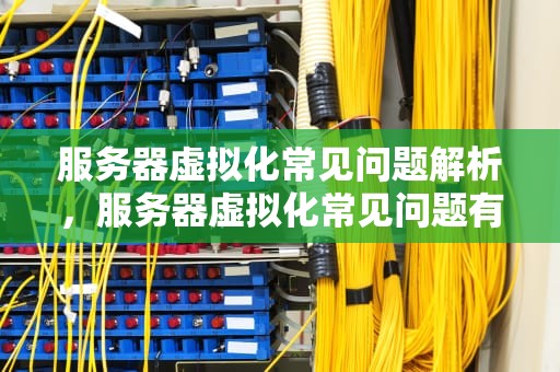 服务器虚拟化常见问题解析，服务器虚拟化常见问题有哪些