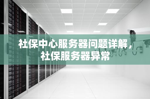 社保中心服务器问题详解，社保服务器异常