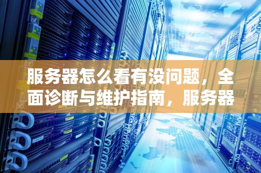 服务器怎么看有没问题，全面诊断与维护指南，服务器怎么看有没问题啊