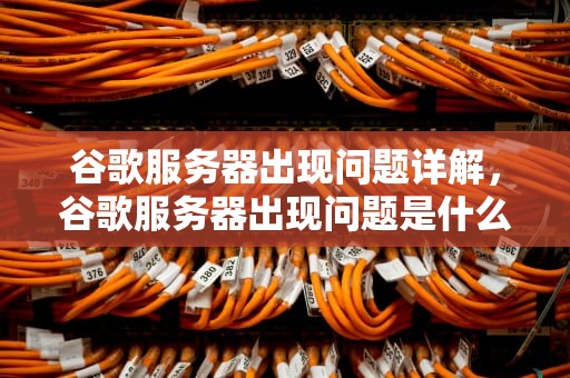 谷歌服务器出现问题详解，谷歌服务器出现问题是什么意思