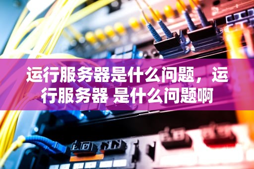 运行服务器是什么问题，运行服务器 是什么问题啊