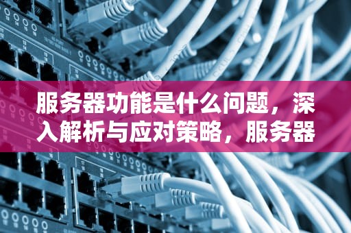 服务器功能是什么问题，深入解析与应对策略，服务器功能是什么问题啊