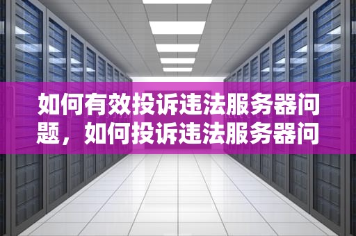 如何有效投诉违法服务器问题，如何投诉违法服务器问题的人