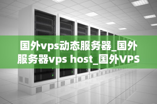 国外vps动态服务器_国外服务器vps host_国外VPS动态服务器的优势与应用