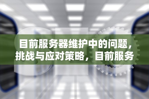 目前服务器维护中的问题，挑战与应对策略，目前服务器维护中的问题有哪些