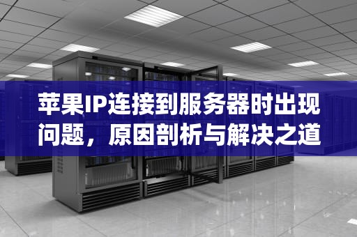 苹果IP连接到服务器时出现问题，原因剖析与解决之道，苹果ip连接到服务器时出现问题怎么办
