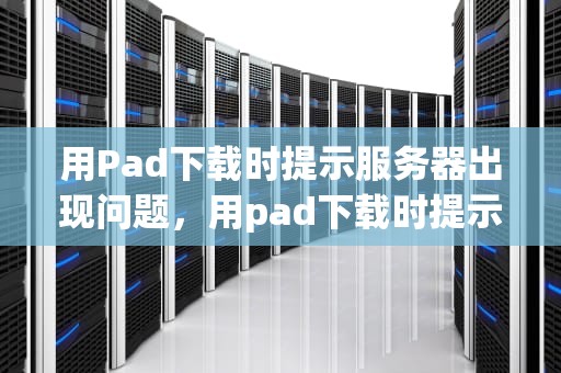 用Pad下载时提示服务器出现问题，用pad下载时提示服务器出现问题怎么办