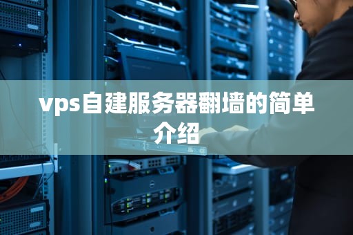 vps自建服务器翻墙的简单介绍