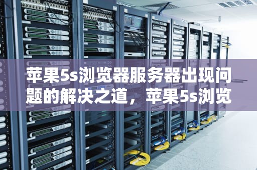 苹果5s浏览器服务器出现问题的解决之道，苹果5s浏览器服务器出现问题怎么办