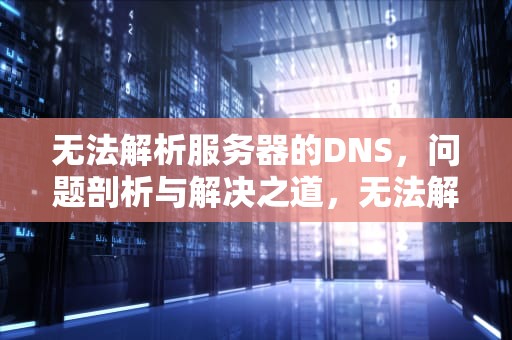 无法解析服务器的DNS，问题剖析与解决之道，无法解析服务器的dns是什么问题啊