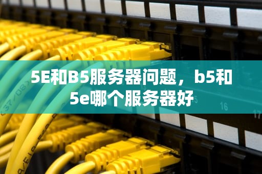 5E和B5服务器问题，b5和5e哪个服务器好