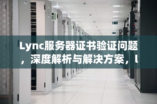 Lync服务器证书验证问题，深度解析与解决方案，lync验证服务器中的证书时遇到问题
