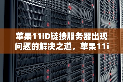 苹果11ID链接服务器出现问题的解决之道，苹果11id连接服务器时出现问题