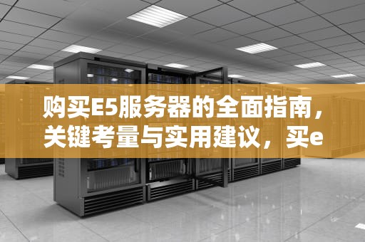 购买E5服务器的全面指南，关键考量与实用建议，买e5服务器要注意什么问题呢