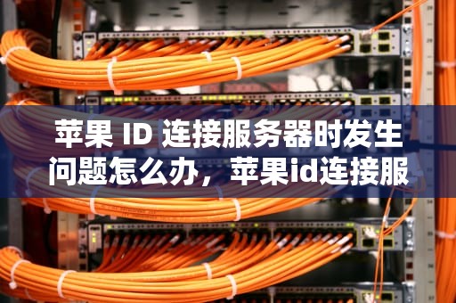 苹果 ID 连接服务器时发生问题怎么办，苹果id连接服务器时发生问题怎么办解决