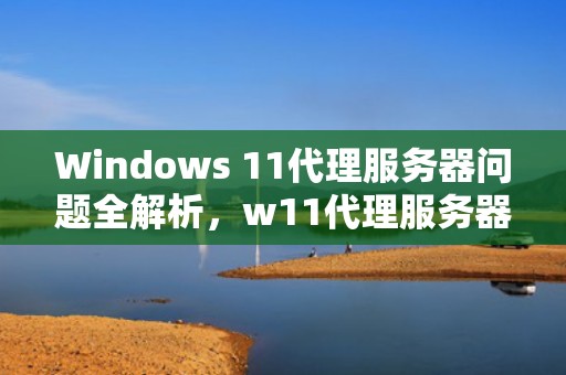 Windows 11代理服务器问题全解析，w11代理服务器有问题或者地址有误