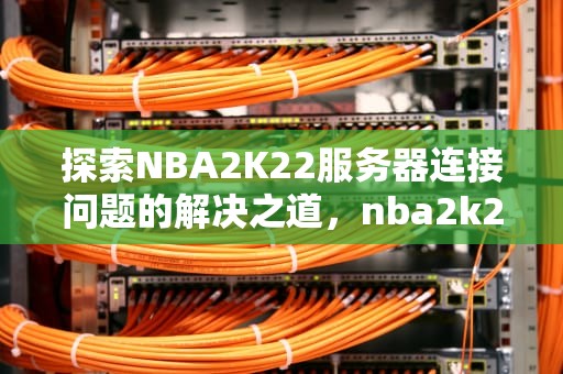 探索NBA2K22服务器连接问题的解决之道，nba2k22与游戏服务器连接出现问题