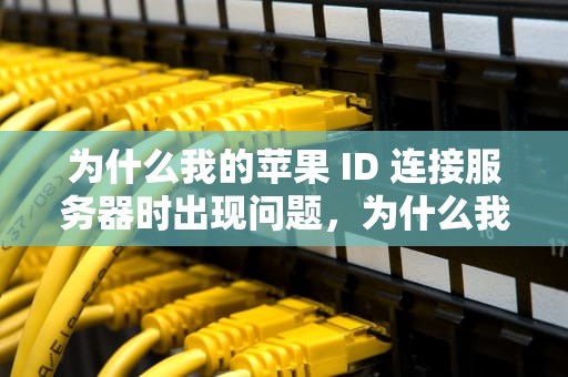 为什么我的苹果 ID 连接服务器时出现问题，为什么我的苹果id连接服务器时出现问题呢
