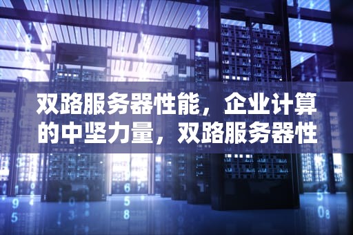 双路服务器性能，企业计算的中坚力量，双路服务器性能翻倍吗