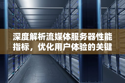 深度解析流媒体服务器性能指标，优化用户体验的关键，流媒体服务器性能指标有哪些