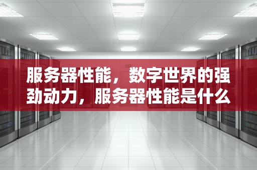 服务器性能，数字世界的强劲动力，服务器性能是什么意思
