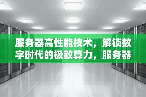 服务器高性能技术，解锁数字时代的极致算力，服务器高性能技术有哪些