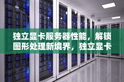 独立显卡服务器性能，解锁图形处理新境界，独立显卡 服务器