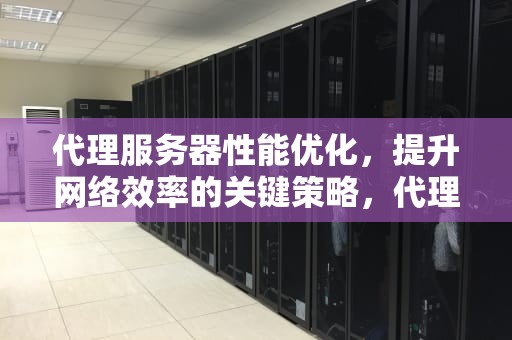 代理服务器性能优化，提升网络效率的关键策略，代理服务器性能优化方案