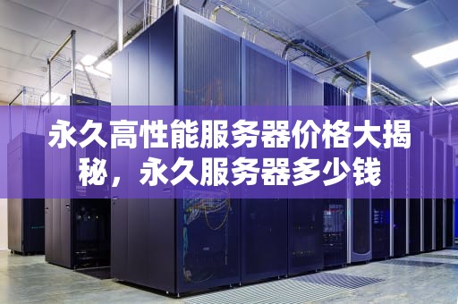 永久高性能服务器价格大揭秘，永久服务器多少钱