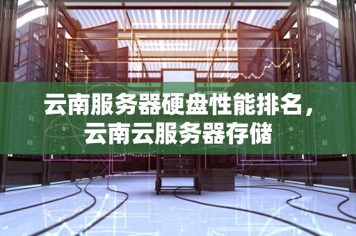 云南服务器硬盘性能排名，云南云服务器存储