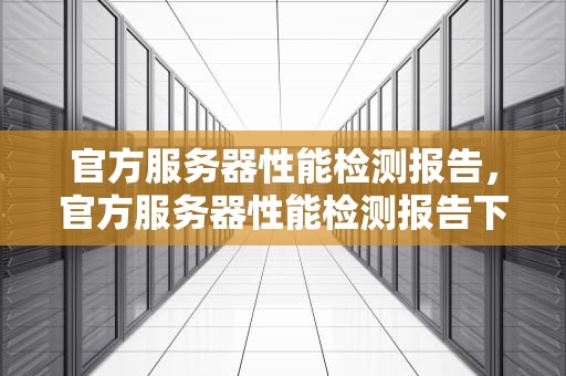 官方服务器性能检测报告，官方服务器性能检测报告下载