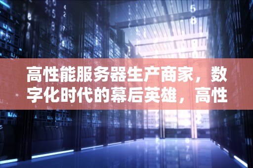 高性能服务器生产商家，数字化时代的幕后英雄，高性能服务器生产商家有哪些
