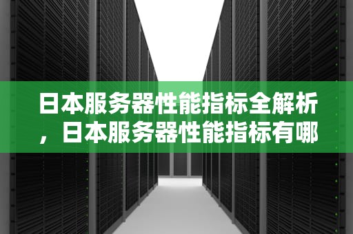 日本服务器性能指标全解析，日本服务器性能指标有哪些