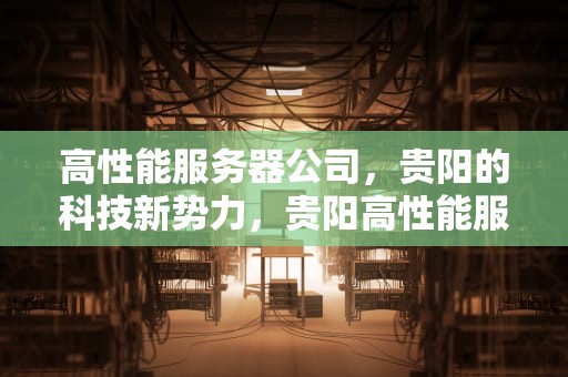 高性能服务器公司，贵阳的科技新势力，贵阳高性能服务器公司有哪些