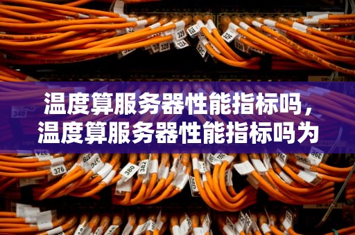 温度算服务器性能指标吗，温度算服务器性能指标吗为什么