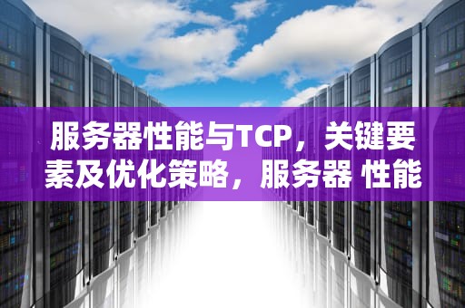 服务器性能与TCP，关键要素及优化策略，服务器 性能
