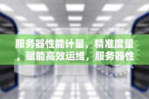 服务器性能计量，精准度量，赋能高效运维，服务器性能计量是什么