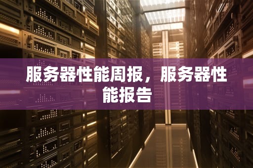 服务器性能周报，服务器性能报告