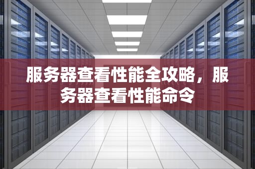 服务器查看性能全攻略，服务器查看性能命令
