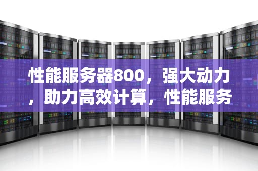 性能服务器800，强大动力，助力高效计算，性能服务器图片高清