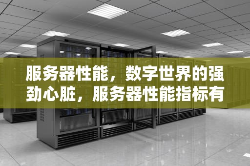 服务器性能，数字世界的强劲心脏，服务器性能指标有哪些