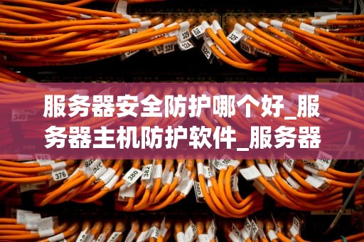 服务器安全防护哪个好_服务器主机防护软件_服务器安全防护的全面比较与分析