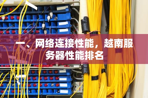 一、网络连接性能，越南服务器性能排名