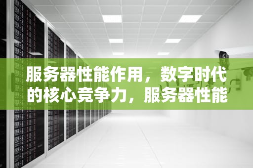 服务器性能作用，数字时代的核心竞争力，服务器性能作用是什么