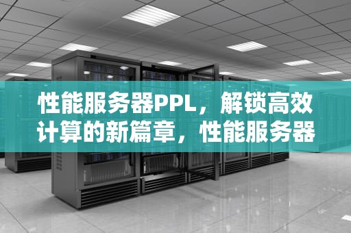 性能服务器PPL，解锁高效计算的新篇章，性能服务器图片高清