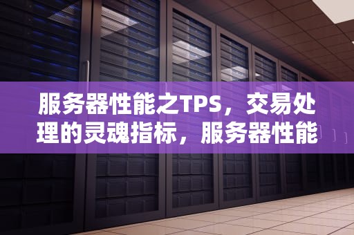 服务器性能之TPS，交易处理的灵魂指标，服务器性能指标有哪些