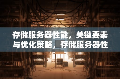 存储服务器性能，关键要素与优化策略，存储服务器性能指标